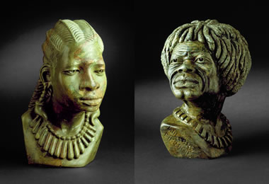 Verdite sculptures