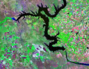 South Dakota Satellite Image