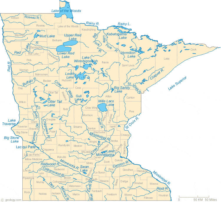 Map Of Northern Mn Lakes