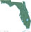 Florida physical map