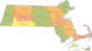 Massachusetts county map