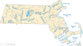 Massachusetts rivers map