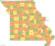 Missouri county map