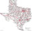 Texas cities map