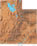 Utah physical map