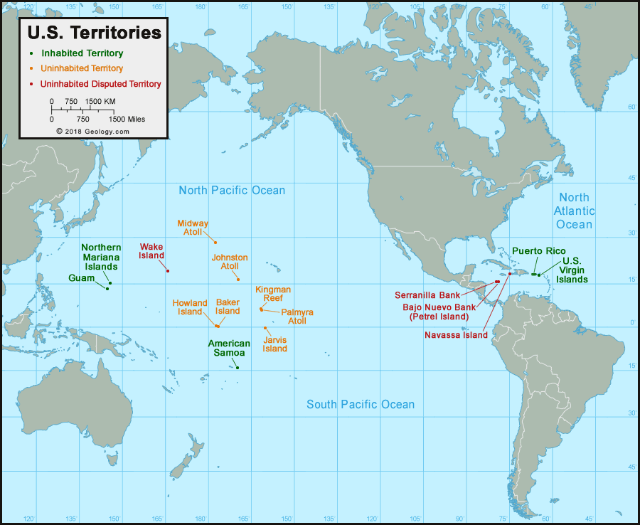 Map Of U S Territories