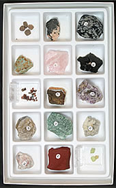 Gem mineral collection
