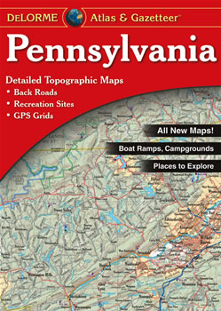 Pennsylvania DeLorme Atlas: Road Maps and Topographic Maps!