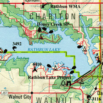 Iowa DeLorme Atlas Road Maps And Topographic Maps   Iowa 