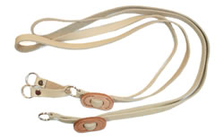 Gfeller leather lanyard