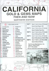 California Gold and Gems Maps Northern Edition