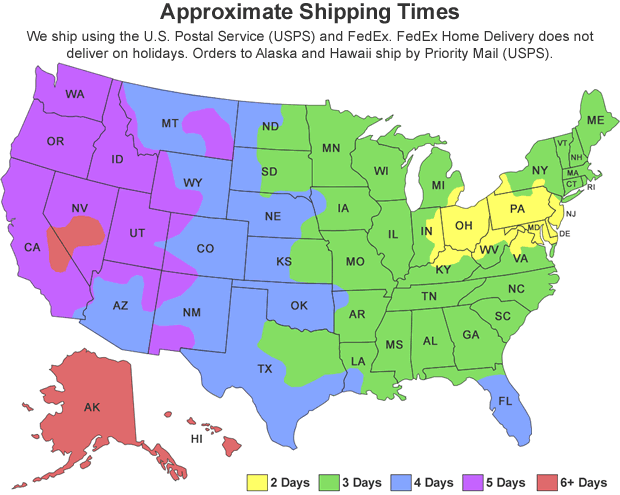 Shipping map