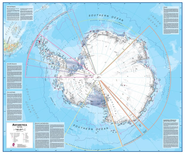 Map of Antarctica