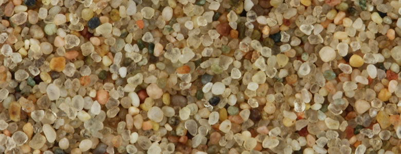 highly rounded sand from the Gobi Desert