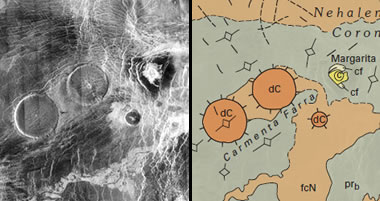 pancake domes on Venus