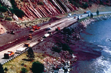 Glenwood Springs, Colorado debris flow