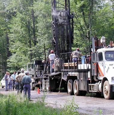 core drilling for gold