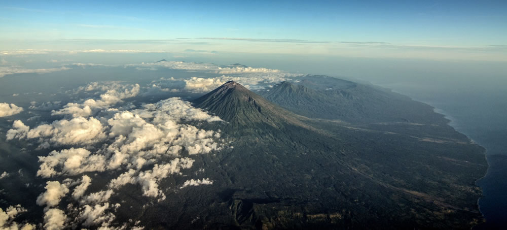 Mount Agung  Active Volcano  Bali Indonesia