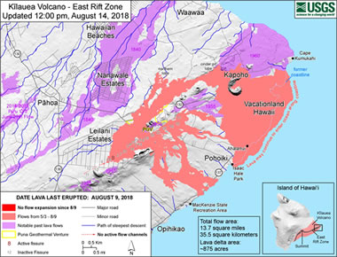 Lava Flow Map