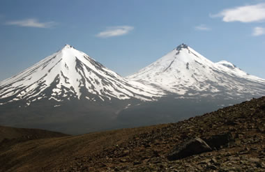 Pavlof Sister, Pavlof, Little Pavlof Volcanoes