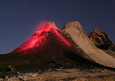 Spatter Cone Volcano Diagram