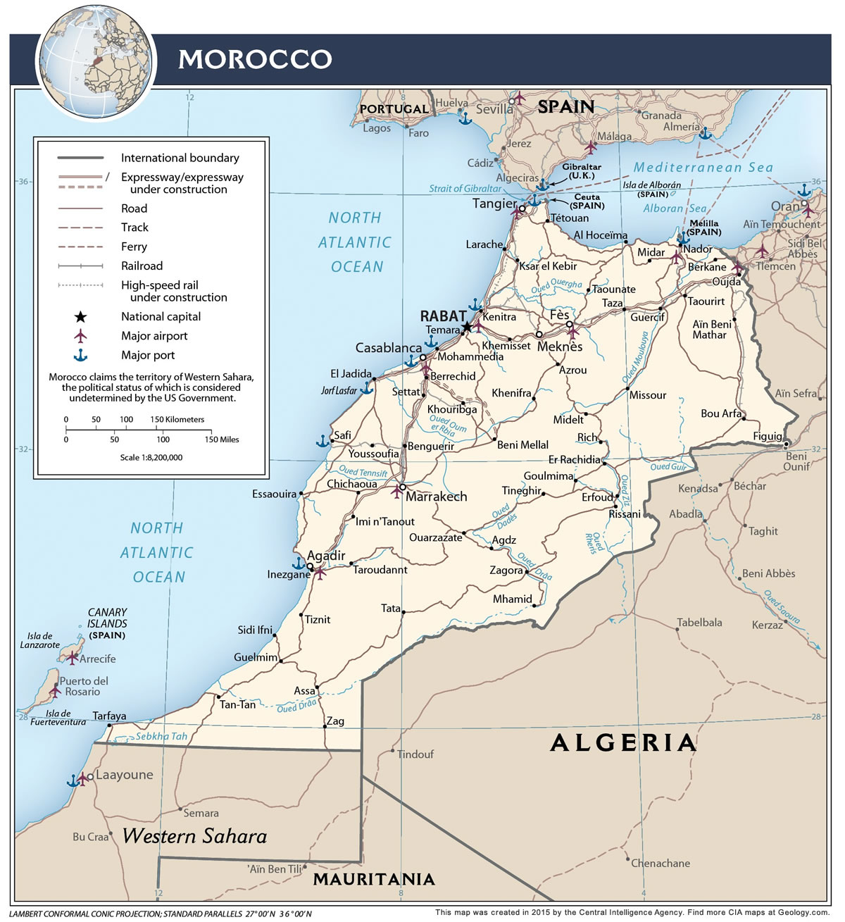 Morocco Road Map 