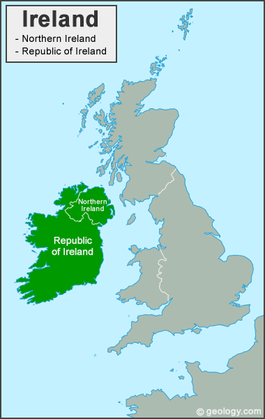 Ireland Map 