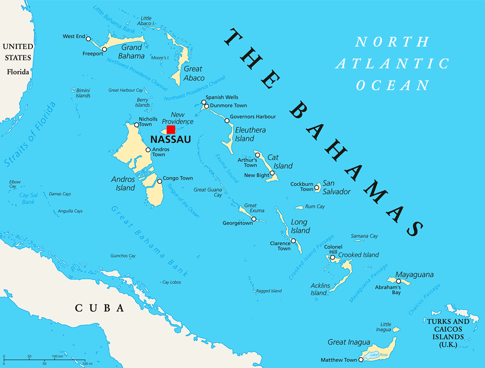 Bahamas Map 