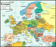 Political Map of Europe