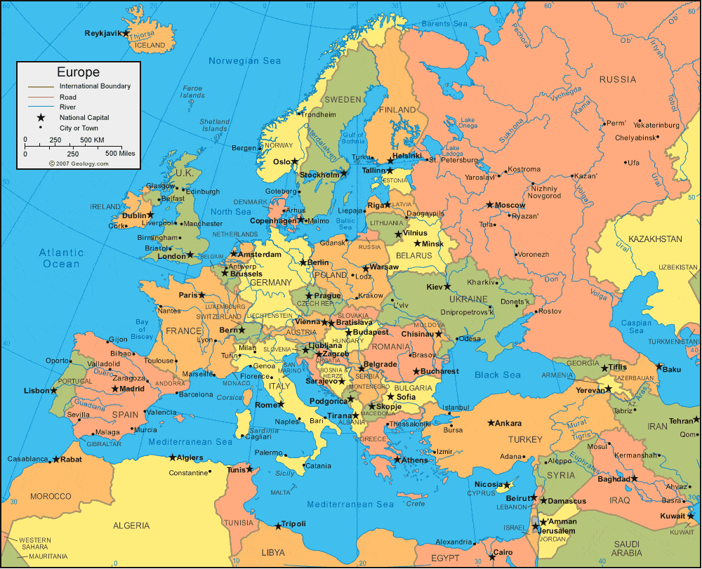 Europe Map Of National Dishes Map Of Europe Europe Map