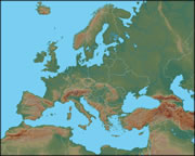 Europe Map And Satellite Image