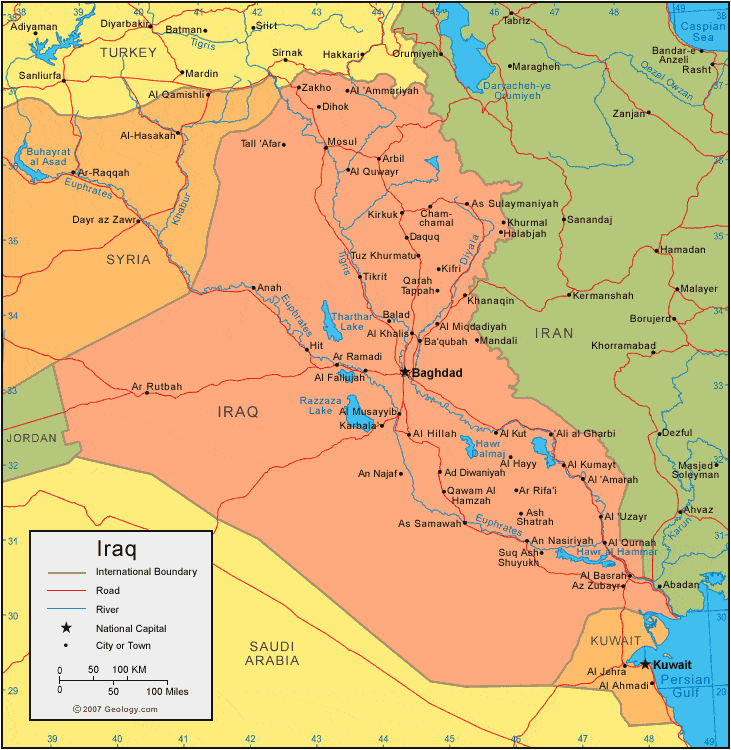 Iraq Map 