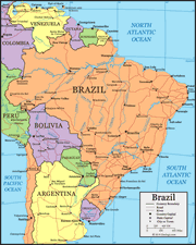 Map of Brazil