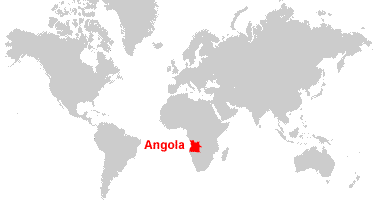 Angola Map And Satellite Image   Map Of Angola 