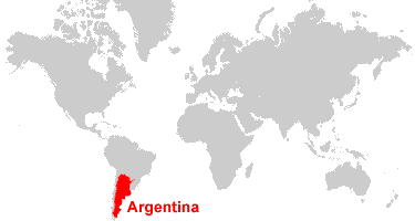 argentina on a world map Argentina Map And Satellite Image argentina on a world map