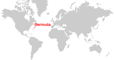 Bermuda On A World Map Bermuda Map and Satellite Image