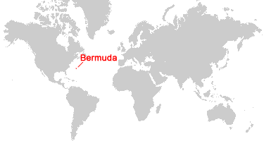 Bermuda Location On World Map   Map Of Bermuda 