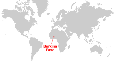 Burkina Faso Map And Satellite Image