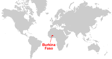 burkina faso on world map Burkina Faso Map And Satellite Image burkina faso on world map