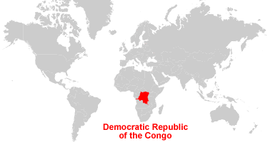 Democratic Republic Of The Congo Map And Satellite Image