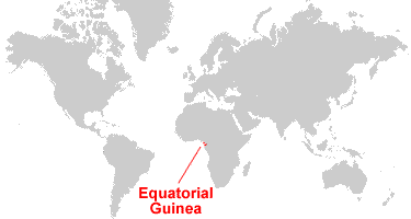 Equatorial Guinea Map And Satellite Image   Map Of Equatorial Guinea 