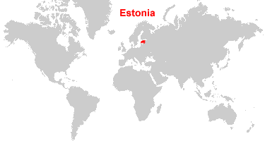 where is estonia located on the world map Estonia Map And Satellite Image where is estonia located on the world map