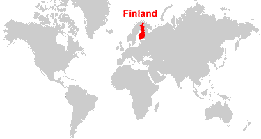 finland on world map Finland Map And Satellite Image finland on world map