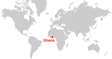 accra ghana map in the world Ghana Map And Satellite Image accra ghana map in the world
