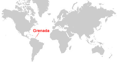 Grenada Location Map Location Map Of Grenada