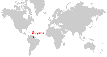 Guyana On A World Map Guyana Map and Satellite Image