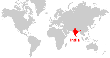 where is india on the world map India Map And Satellite Image where is india on the world map