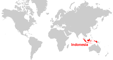 where is indonesia located on a world map Indonesia Map And Satellite Image where is indonesia located on a world map