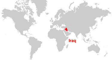 syrian desert location on world map