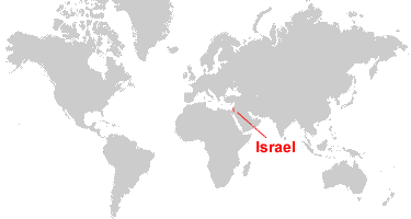 Image result for israel world map